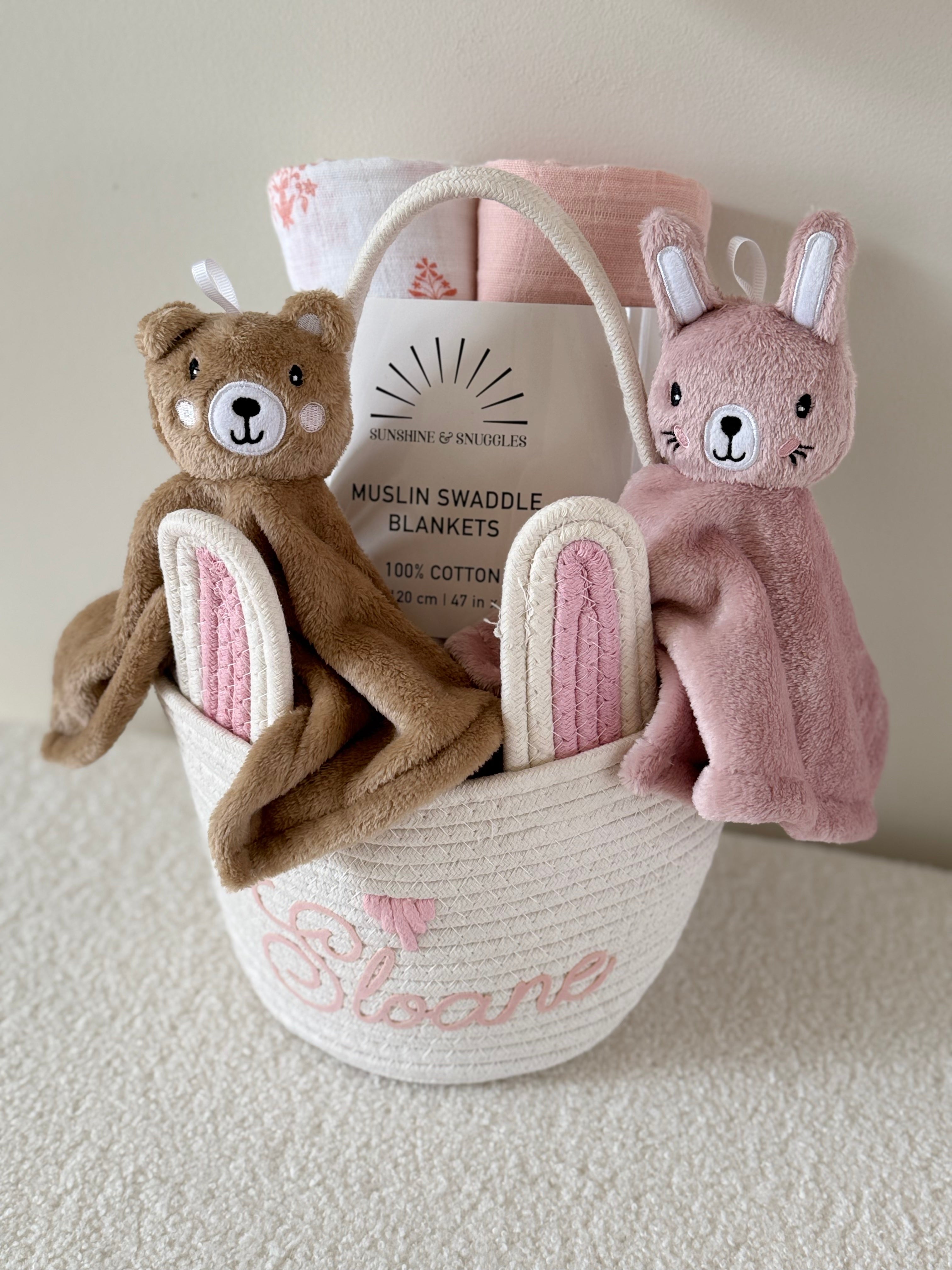 Snuggle Blanket - Pink Bunny