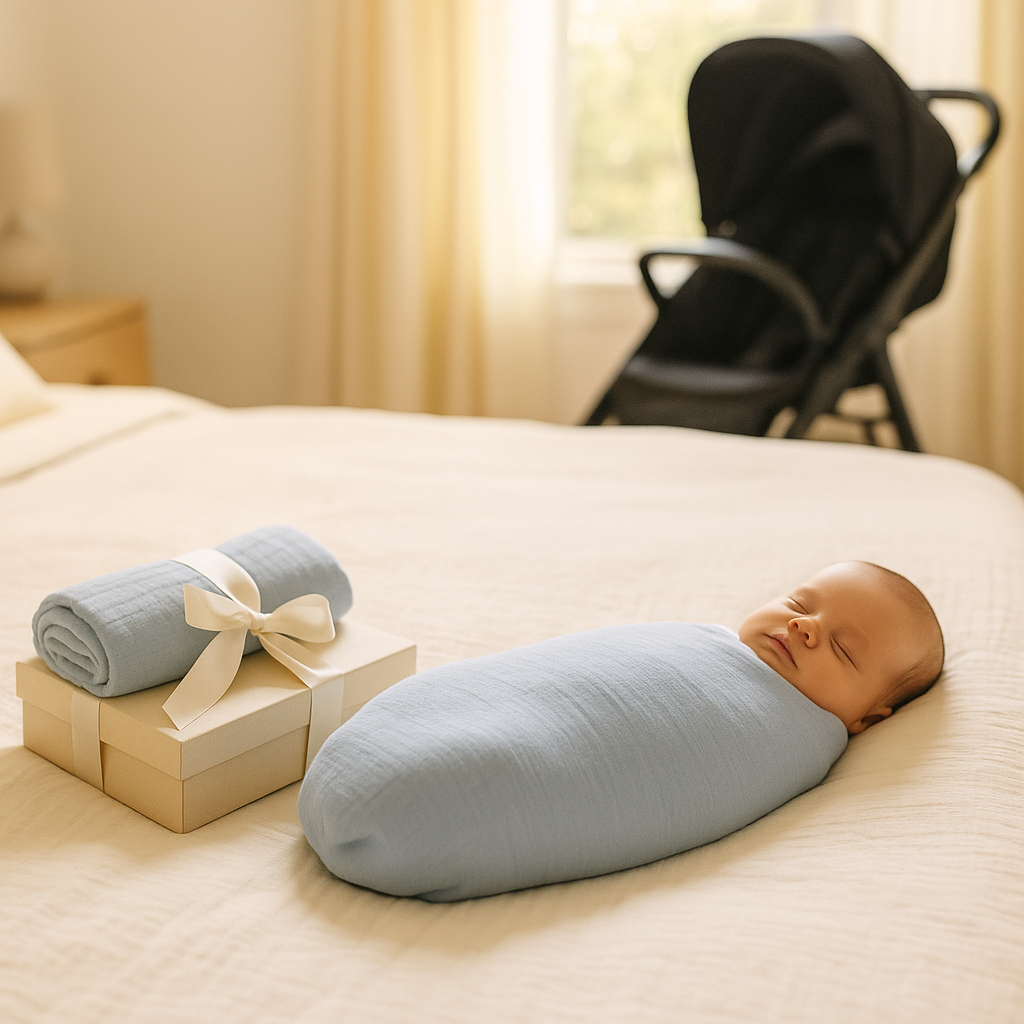 Muslin Swaddle Blankets - Sea Creatures (2 Pack)