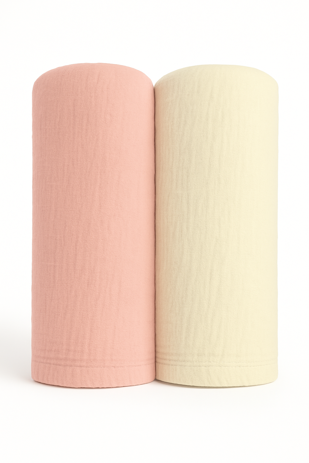 Muslin Swaddle Blankets - Pink and Sunshine (2 Pack)