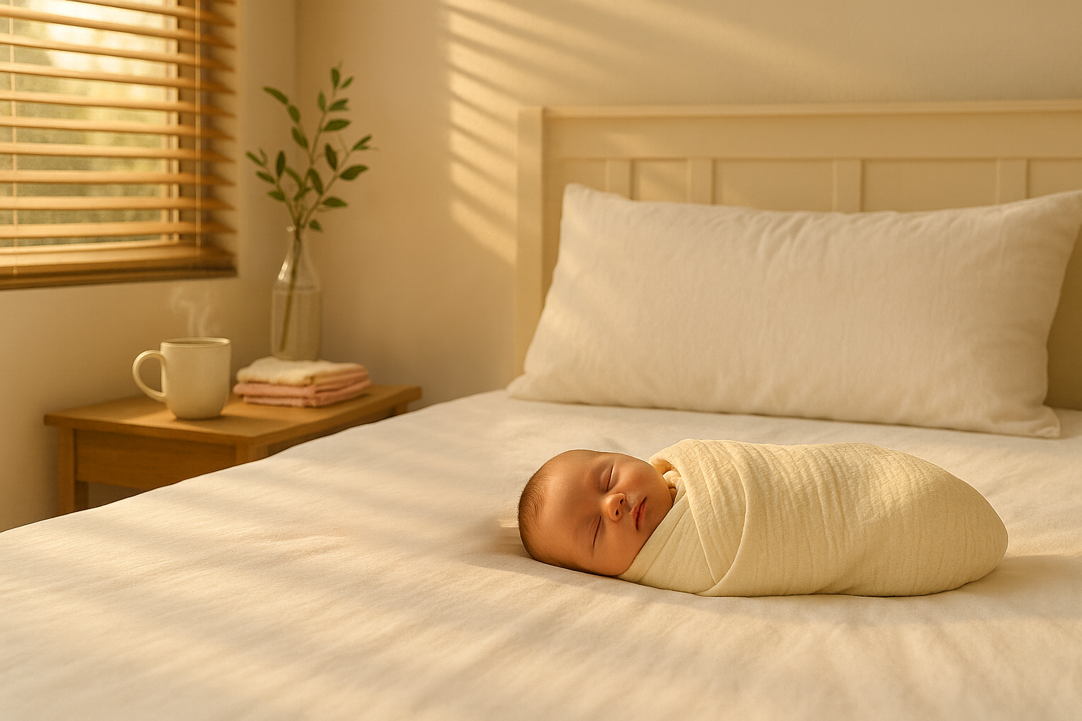 Muslin Swaddle Blankets - Sage and Sunshine (2 Pack)
