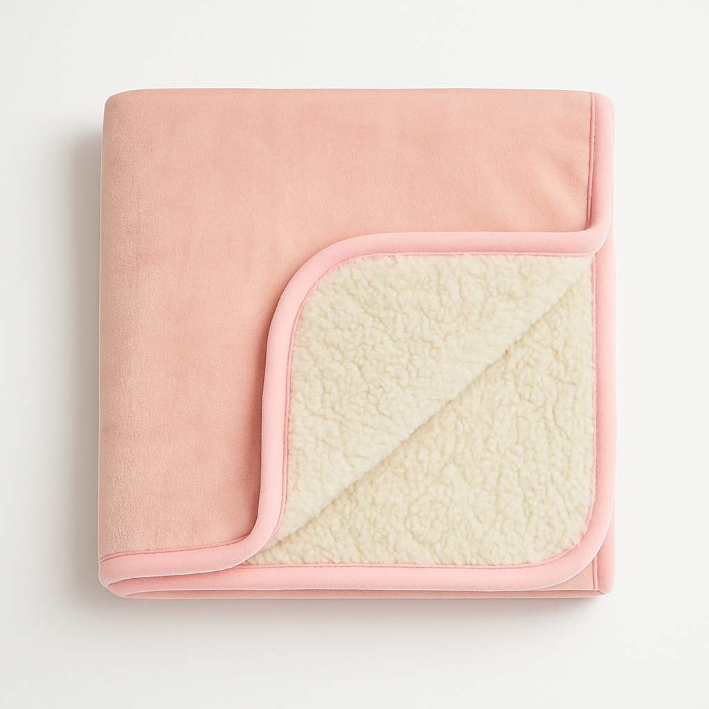 Plush Sherpa Blanket - Pink