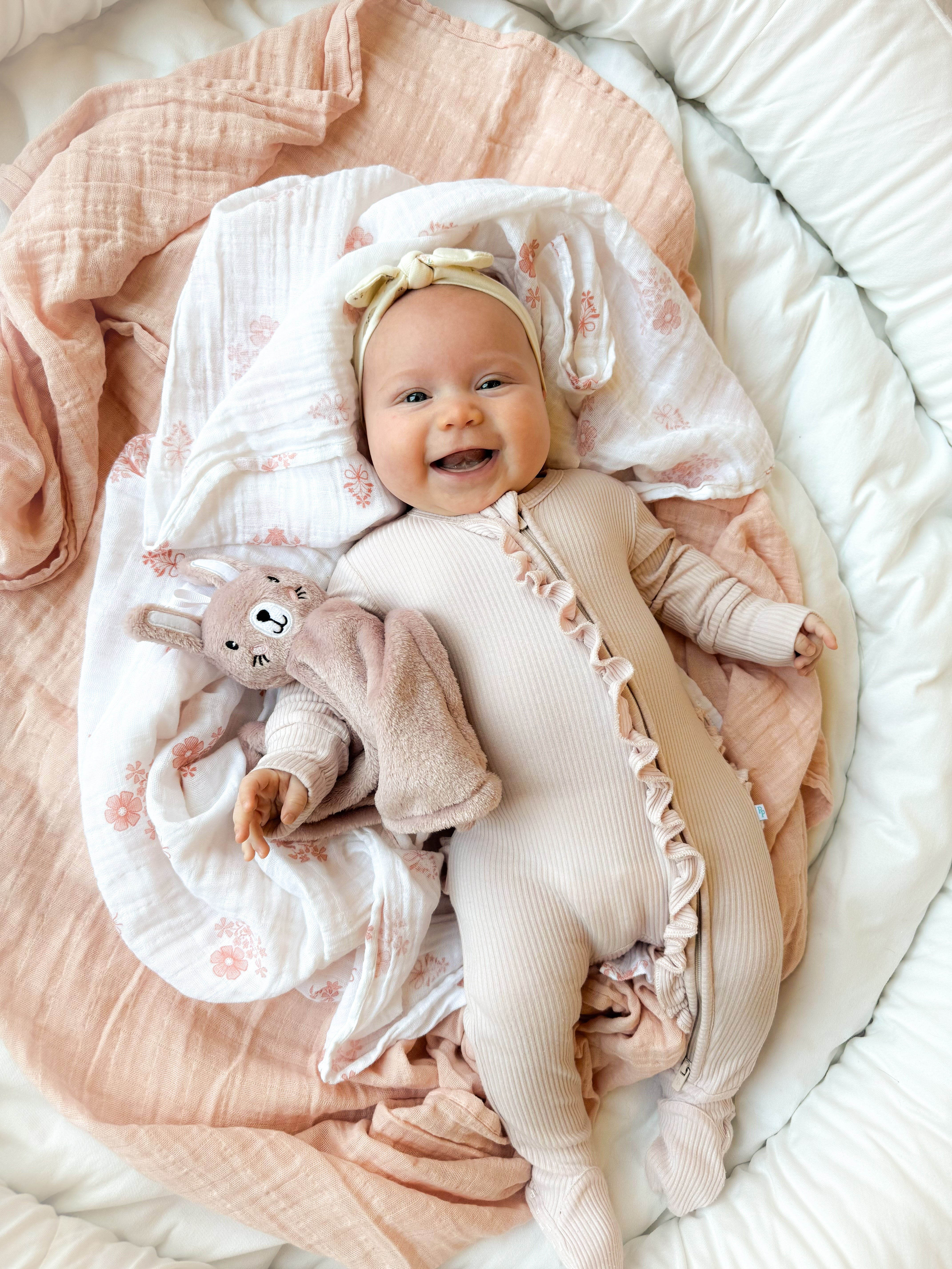 Snuggle Blanket - Pink Bunny