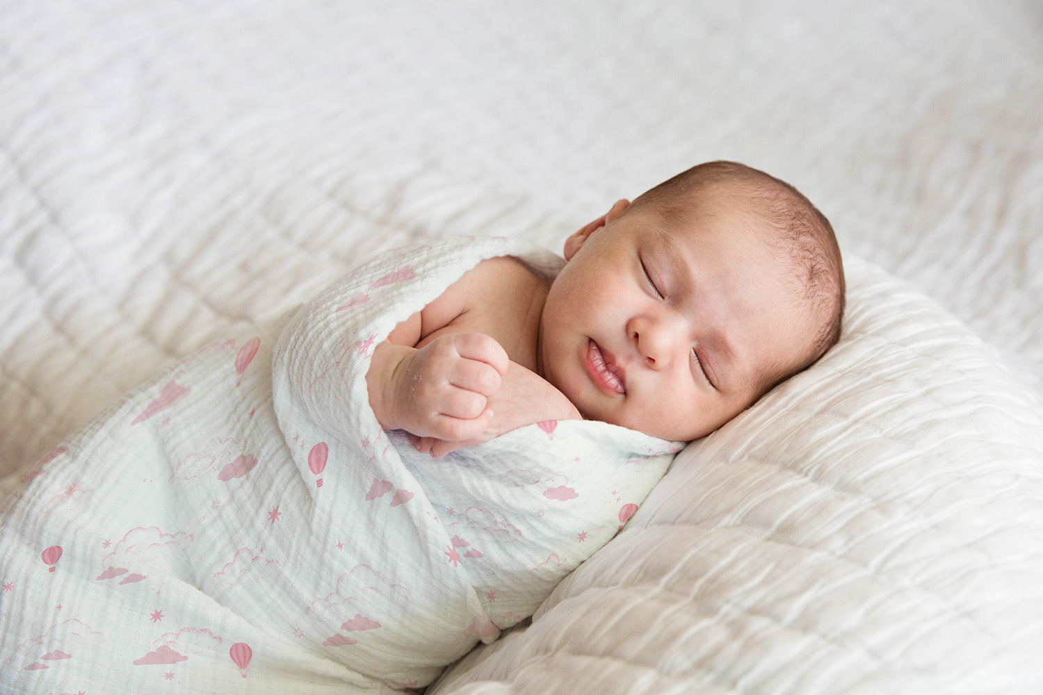 Muslin Swaddle Blankets - Pink Sky (2 Pack)